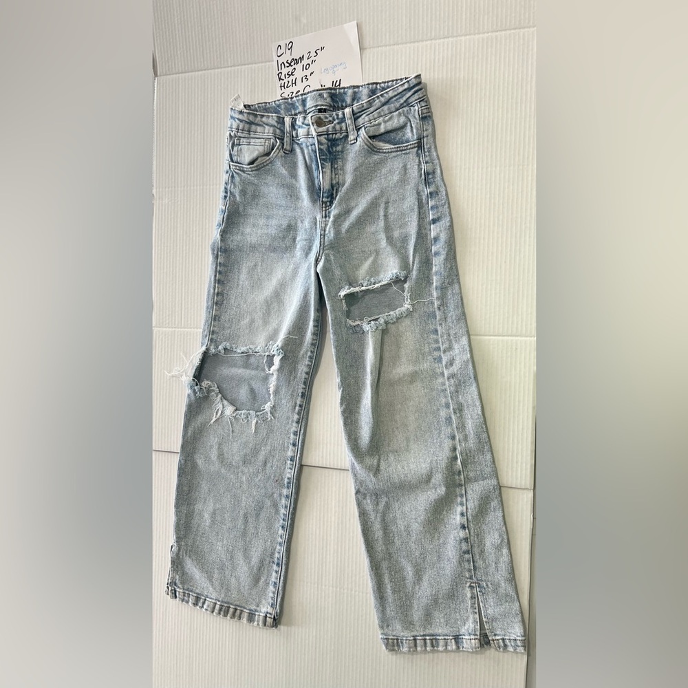 art class Light Blue Distressed Kids Jeans